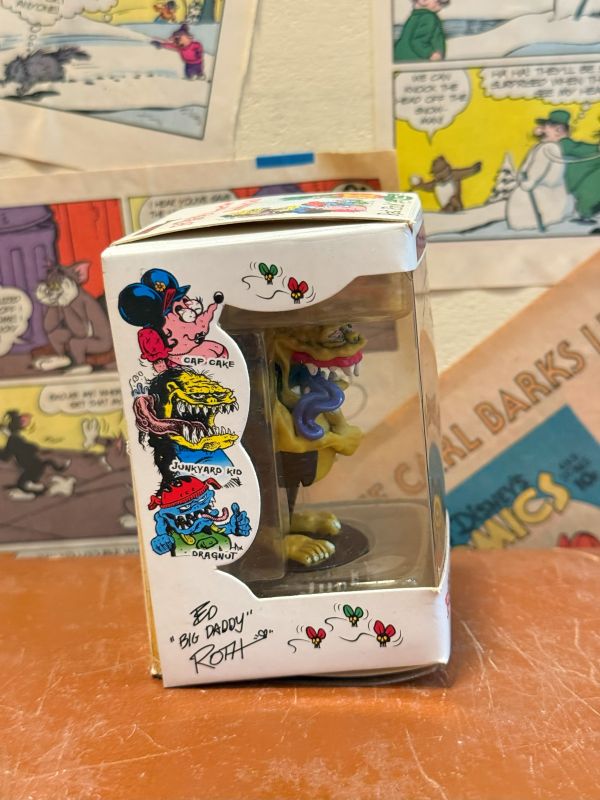 2008年 Rat Fink Junk Yard Kid Nodding Doll 醜怪獸(小) 