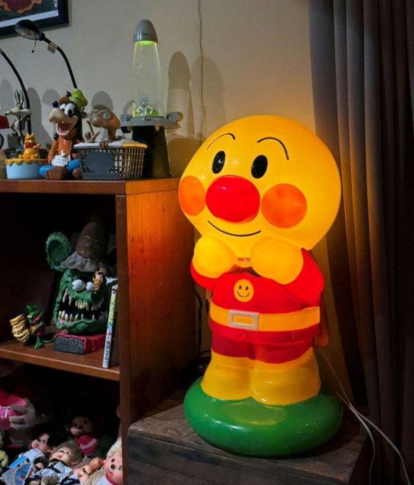 90年代老物 TOHO Anpanman character lamp  麵包超人 大型夜燈 