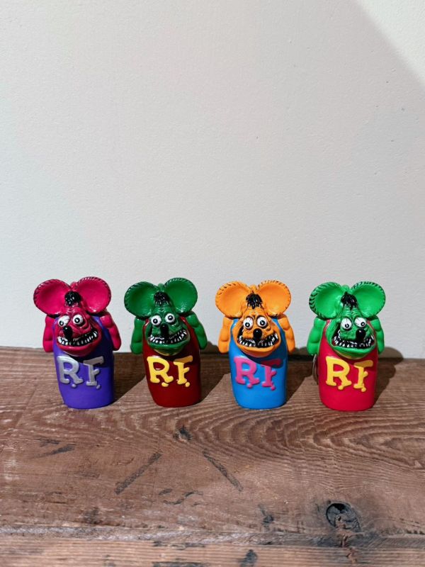 RAT FINK 老鼠芬克 RF鑰匙圈 打火機套 深綠/淺綠/紅/橘 