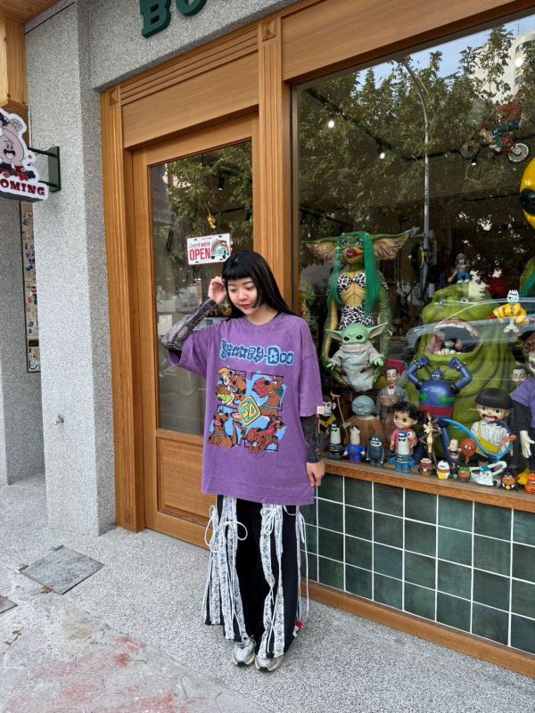 童年卡通系列 史酷比四格圖 水洗T-shirts(三色) 