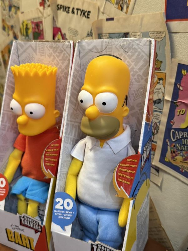 2024 Bart Simpson 會說話的 荷馬/霸子 玩偶 
