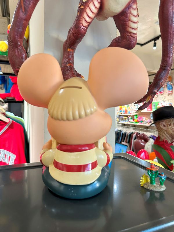 昭和レトロ Toppo Bank Topo Gigio 大豬存錢筒 