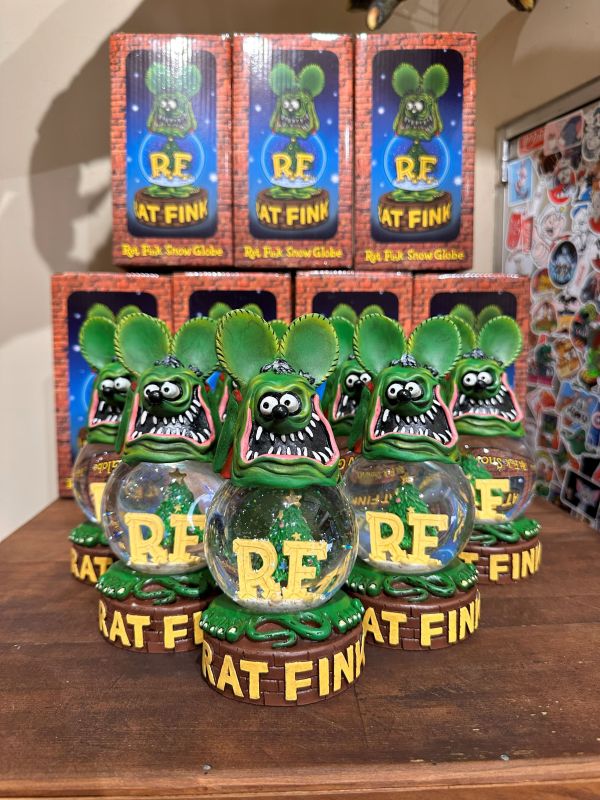 2025 東京橫濱 展場限定RatFink聖誕水晶 