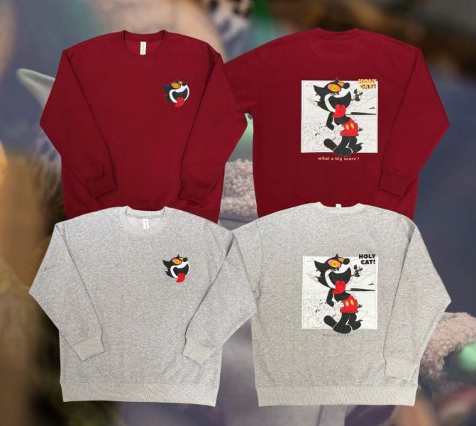 自訂款-Holy cat 大學T 