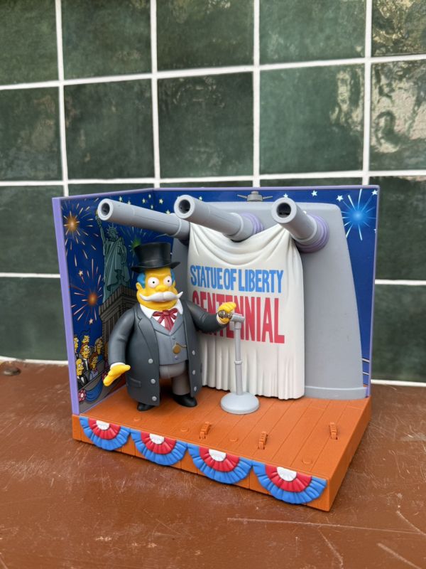 The Simpsons 辛普森家庭 自由女神像百年紀念 場景 