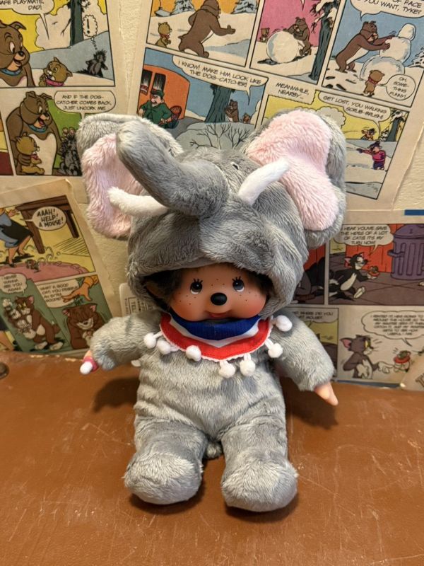 [泰國限定] 大象 Monchhichi 玩偶 / 吊飾 