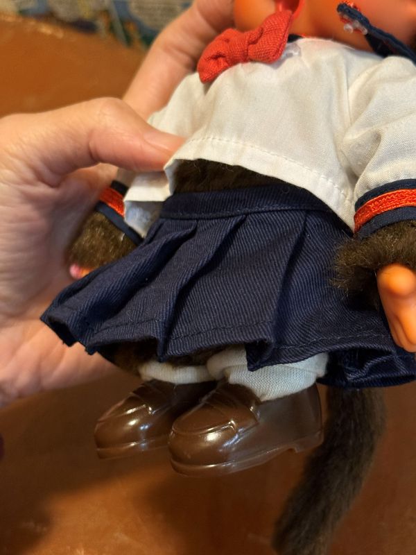 泰國限定 正版 Monchhichi x Kiddyland 80 週年 泰國校服夢奇奇 