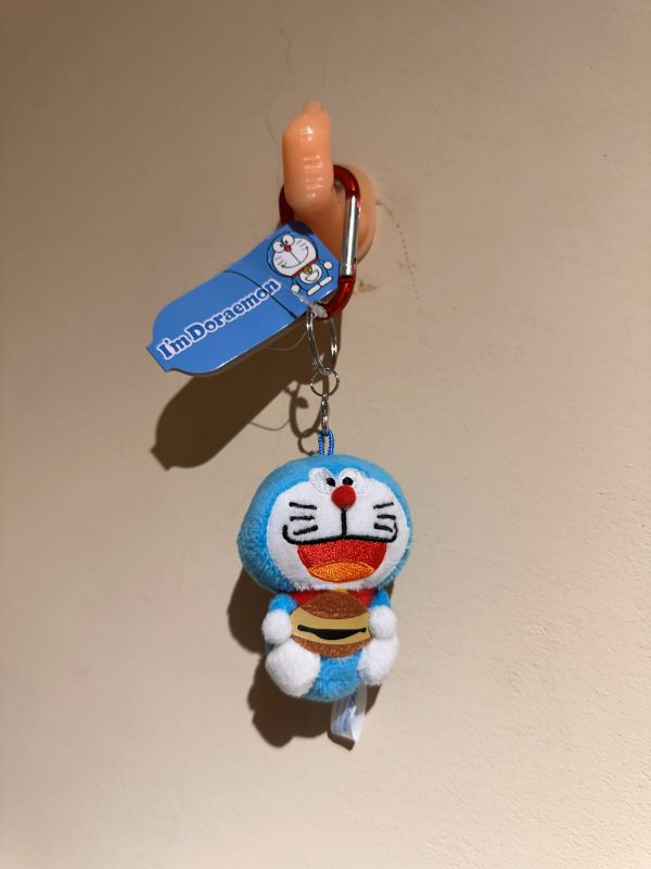 日本正版 哆啦A夢 銅鑼燒 吊飾鑰匙圈 