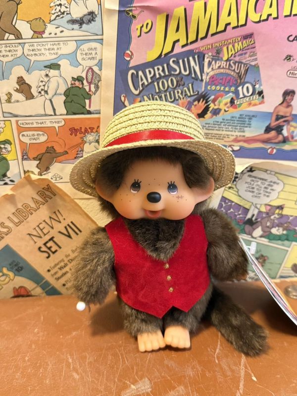 [日本限定]  海賊王  Monchhichi Chimutan 玩偶 吊飾 