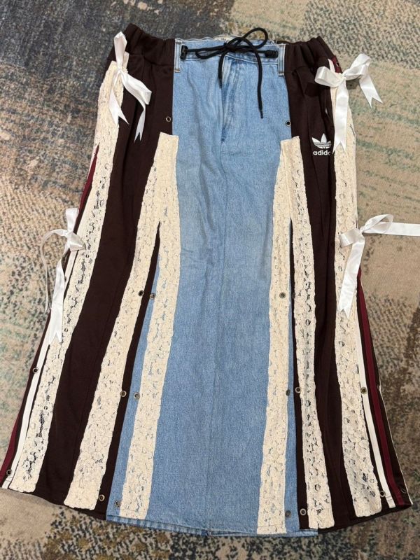 Remake 美式蕾絲拼接裙 