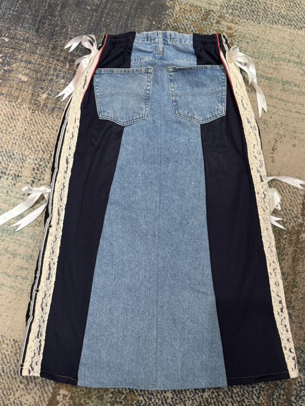 Remake 美式蕾絲拼接裙 