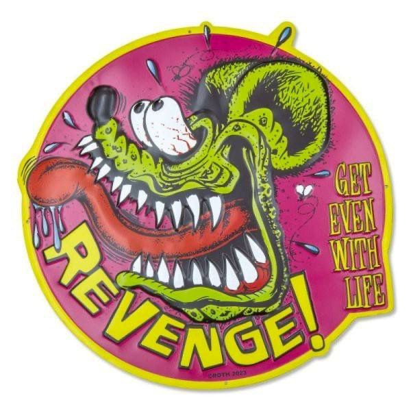 RAT FINK 芬克鼠 鐵牌 金屬掛牌 壁掛 