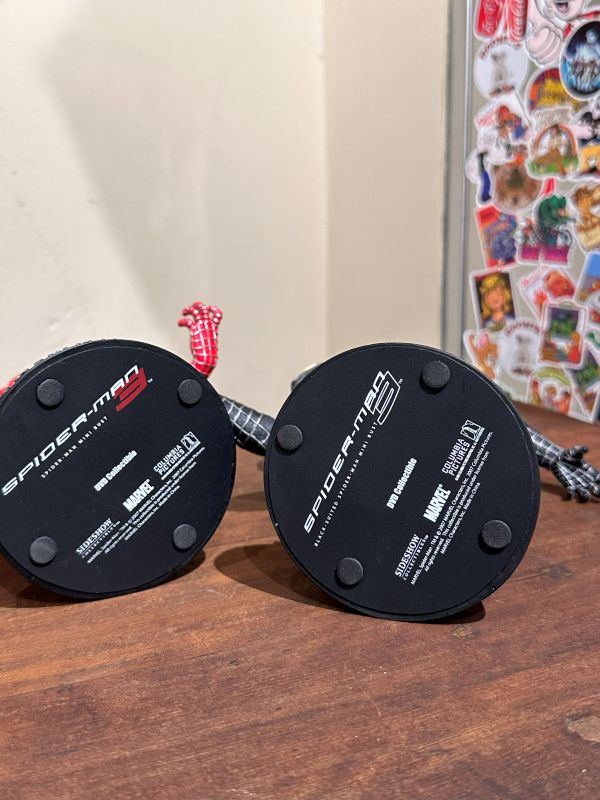 2007年Sideshow漫威蜘蛛人3珍藏版人偶紅黑套裝 日本限定 