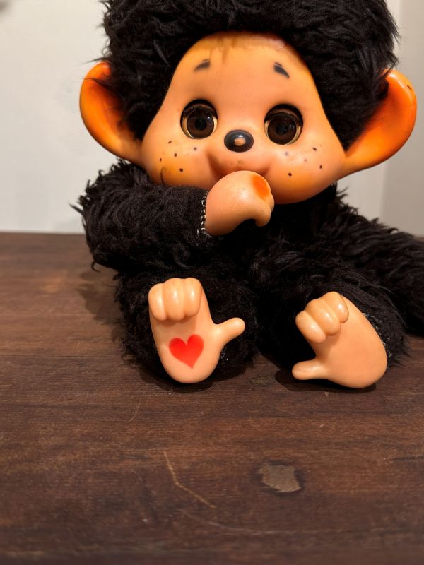 モンチッチ 睡眼大助君 大介 真心的人偶 紅心標誌 