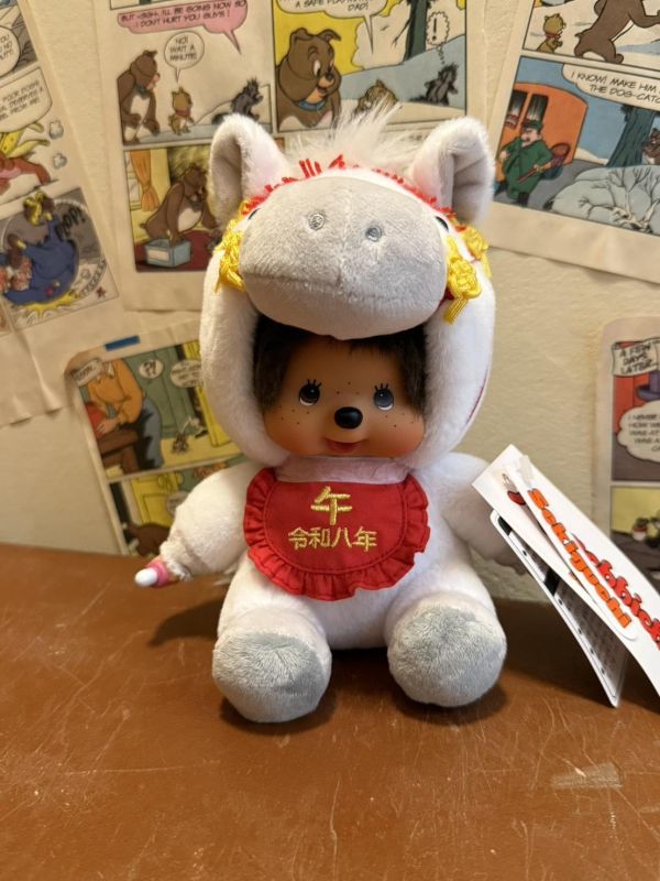 [日本限定] 2026年 馬年限定 Monchhichi 玩偶 