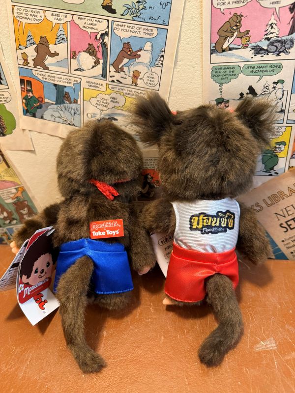 泰國限定 正版 Monchhichi มวยไทย Muay Thai 泰拳夢奇奇 