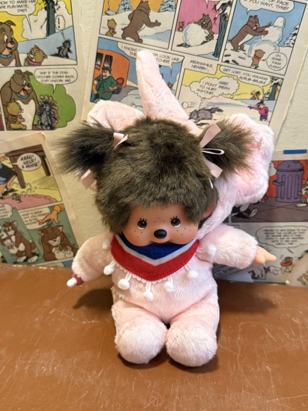 [泰國限定] 大象 Monchhichi 玩偶 / 吊飾 