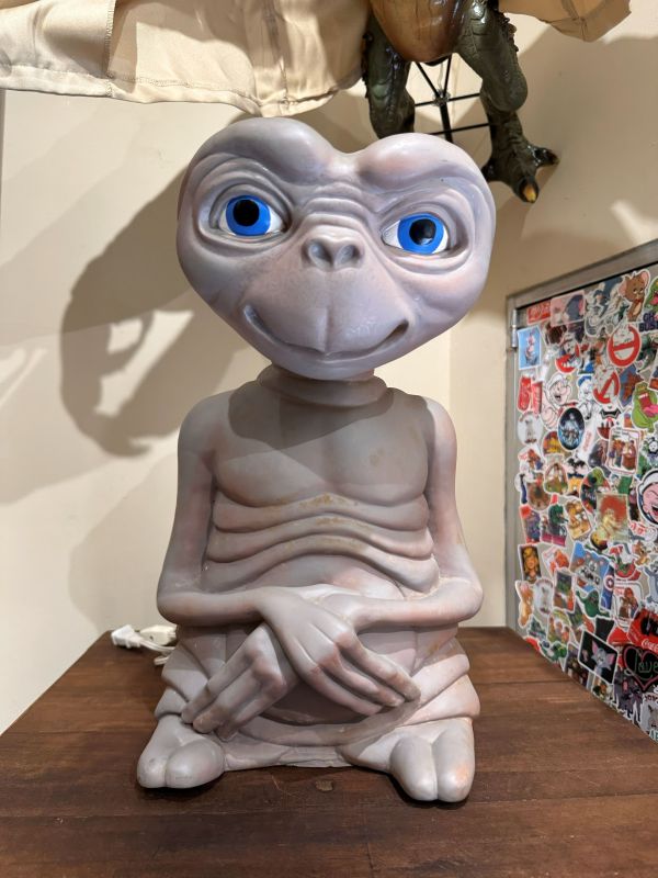1992年 E.T. 外星人 大型 直立式檯燈 美國史匹柏電影 西部片 