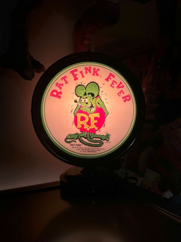 2003年 Rat Fink mini 老美式油頂燈 