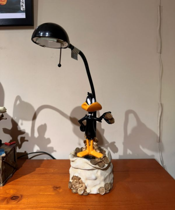 Warner Bros.Looney Tunes 復古 達菲鴨檯燈 