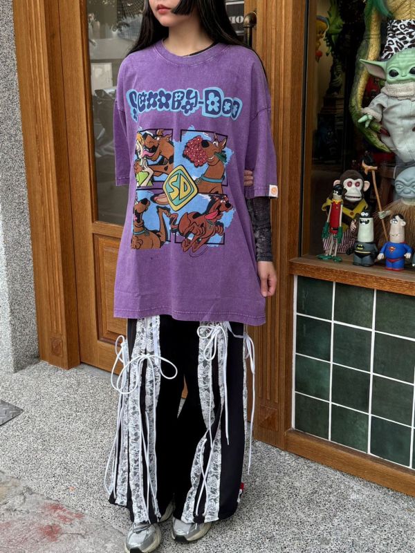 童年卡通系列 史酷比四格圖 水洗T-shirts(三色) 