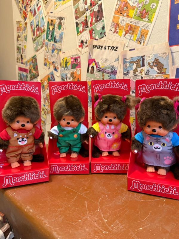 [泰國限定] 動物主題系列 狗狗 / 青蛙 / 兔子 / 貓咪 Monchhichi 玩偶 