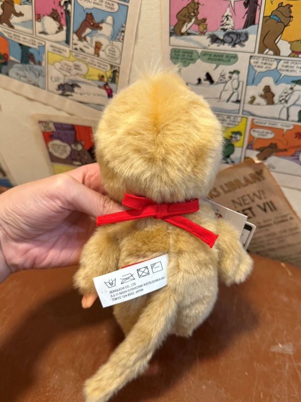 Monchhichi モンチッチ 金毛 娃娃 