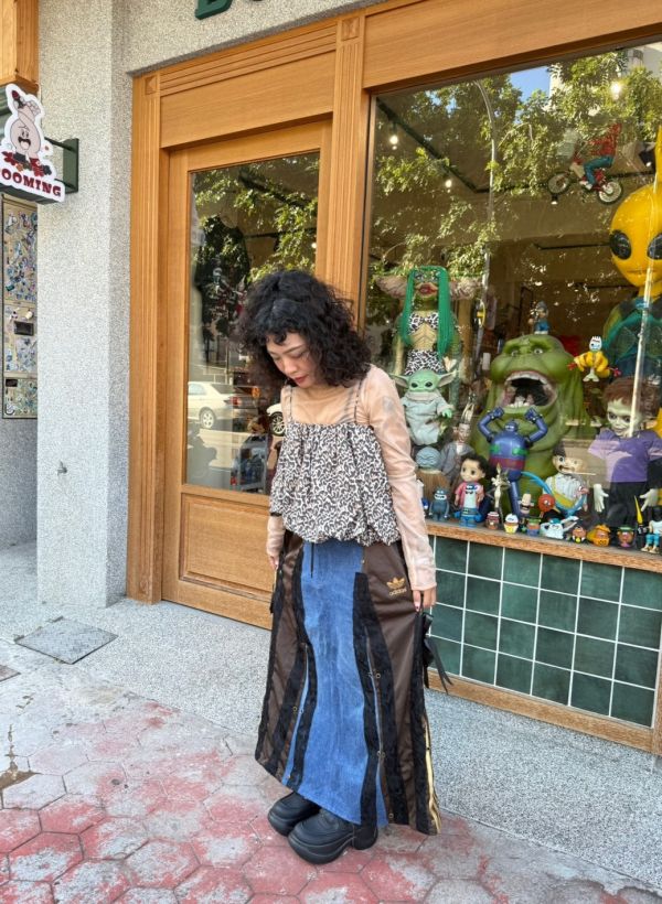 Remake 美式蕾絲拼接裙 