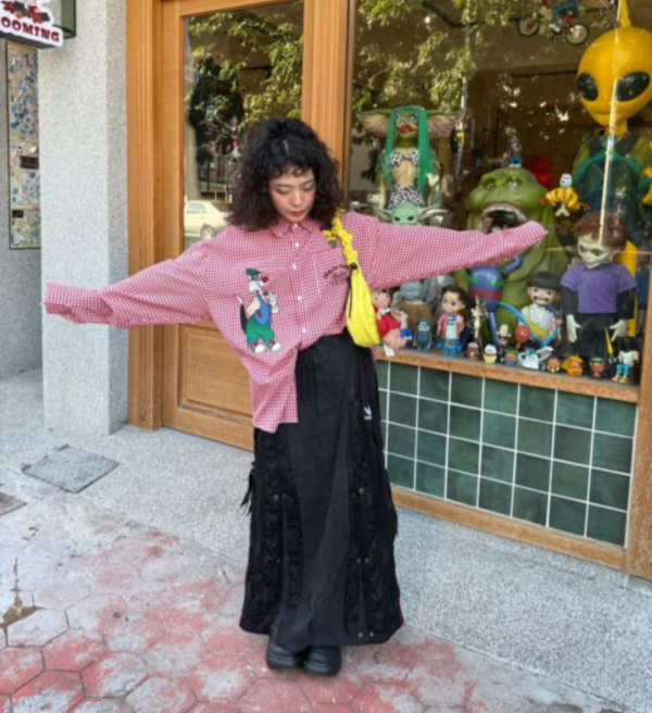 Remake 美式蕾絲拼接裙 