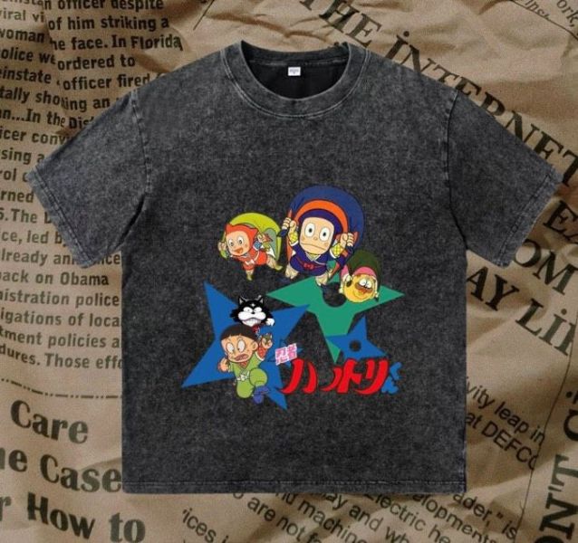 童年卡通系列 忍者哈特利 水洗T-shirts 