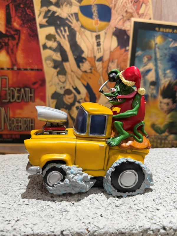 2005年 Mooneyes Rat Fink 聖誕汽車煙灰缸 