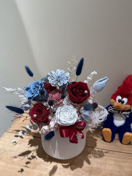 【訂製】開幕花禮/永生花盆花 
