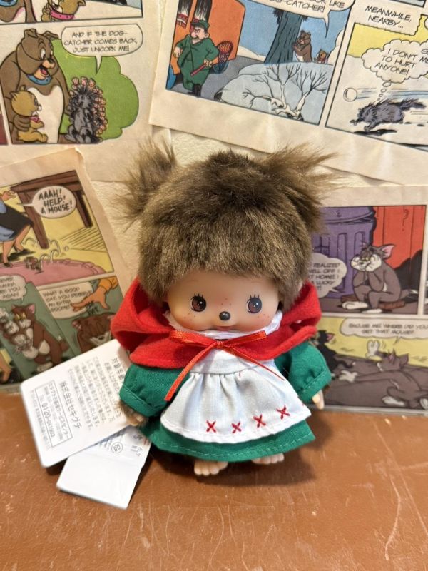 [日本限定] 小羊 / 小紅帽 / 大野狼 / BB款 Monchhichi 玩偶 