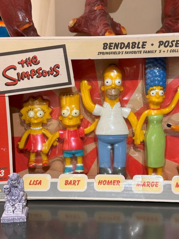 2002年 The Simpsons 辛普森家庭 鐵絲人場景組 