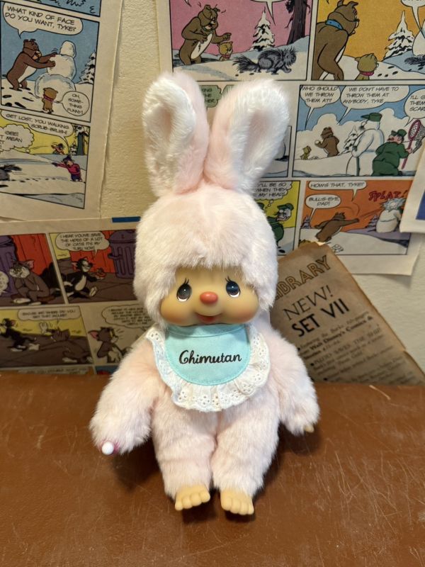 Monchhichi モンチッチ 兔子 Chimutan 