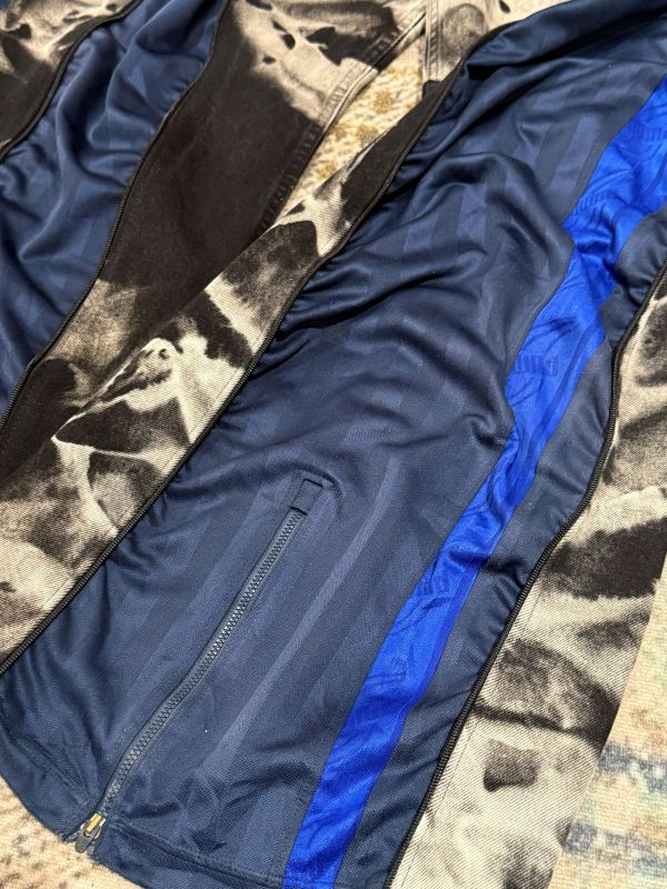 Remake 美式渲染拉鍊拼接褲 