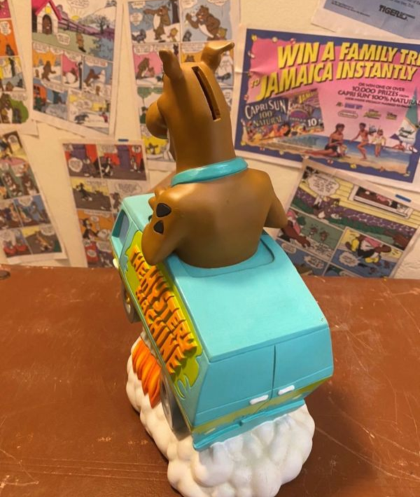 2000年 史酷比 Scooby Doo 神秘機器 廂型車 存錢桶 