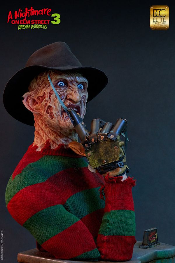 2017年 Elite Creature Collectibles 1:1 佛萊迪·庫格 胸像 
