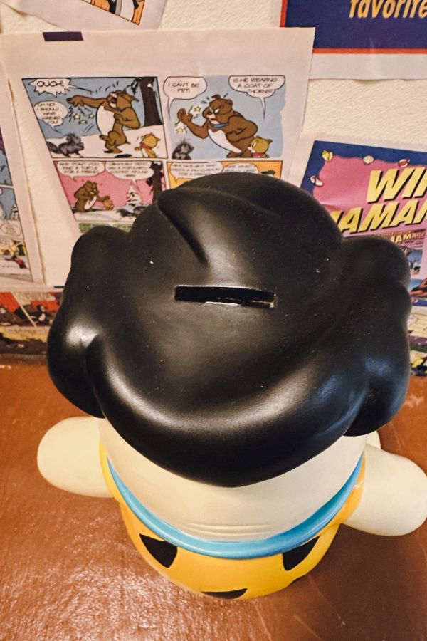 1997年 Hanna Barbera摩登原始人 存錢筒 