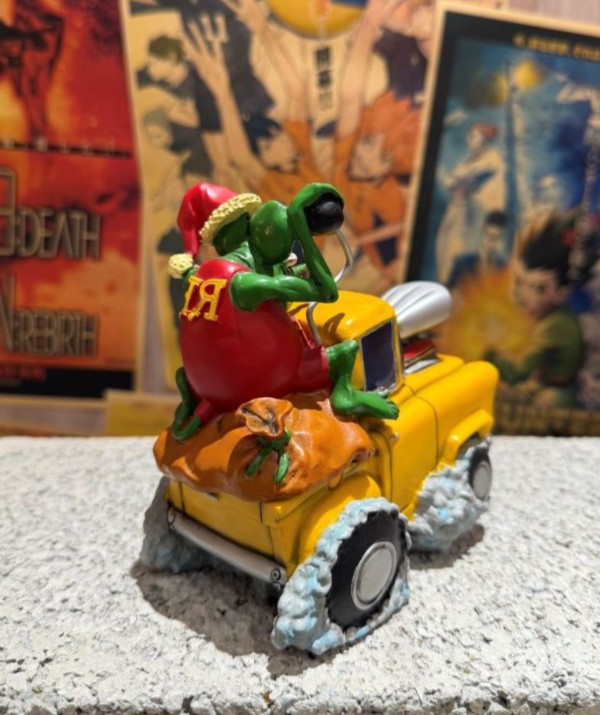 2005年 Mooneyes Rat Fink 聖誕汽車煙灰缸 