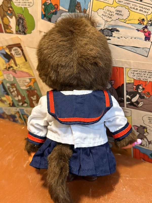 泰國限定 正版 Monchhichi x Kiddyland 80 週年 泰國校服夢奇奇 