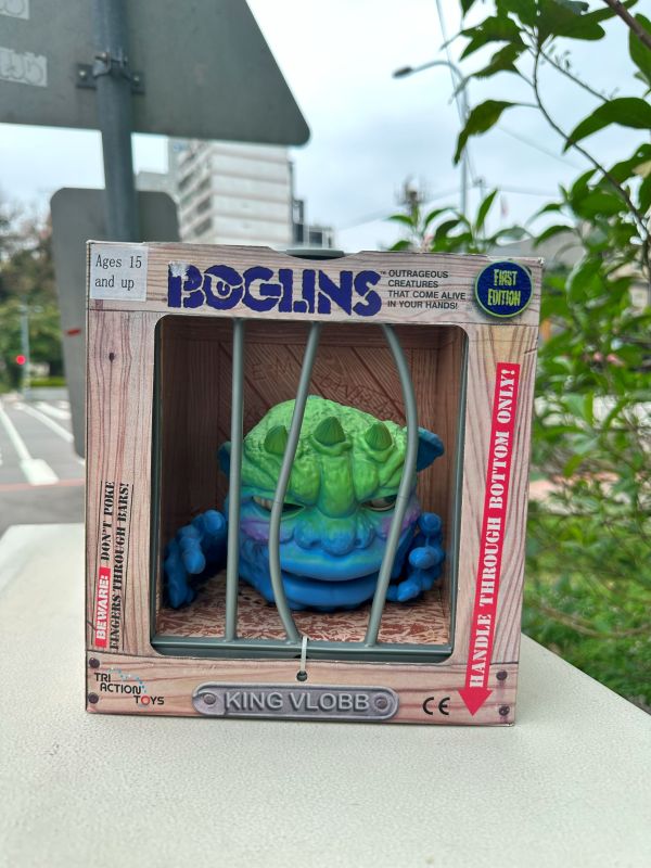 80年代美國恐怖玩具道具 Boglins king vlobb 手偶公仔 