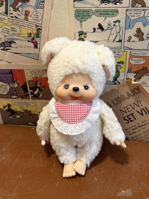 [日本限定] 小羊 / 小紅帽 / 大野狼 / BB款 Monchhichi 玩偶 