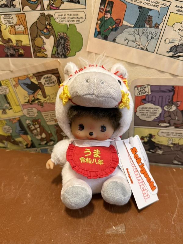 [日本限定] 2026年 馬年限定 Monchhichi 玩偶 