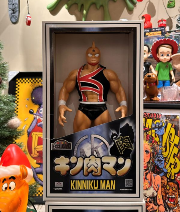 集英社 浪漫堂 發售 巨大 筋肉人 KN-shirt 版本 大膠 盒高 