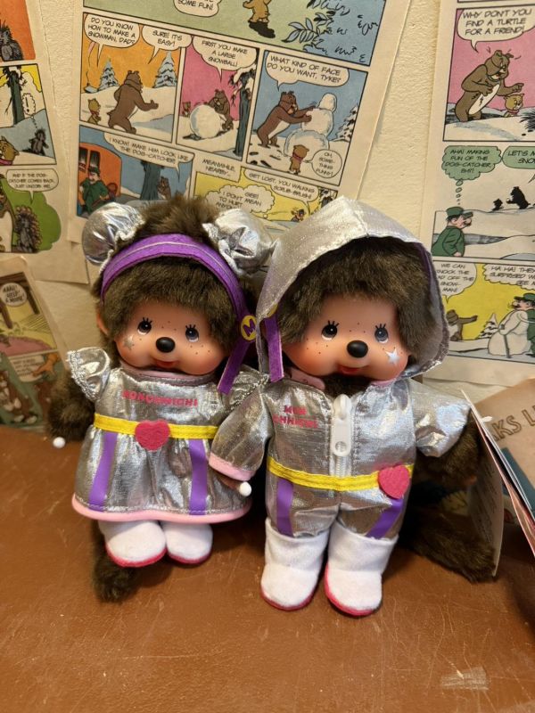 [日本限定] 裝著太空裝 偶像明星 Monchhichi 玩偶 