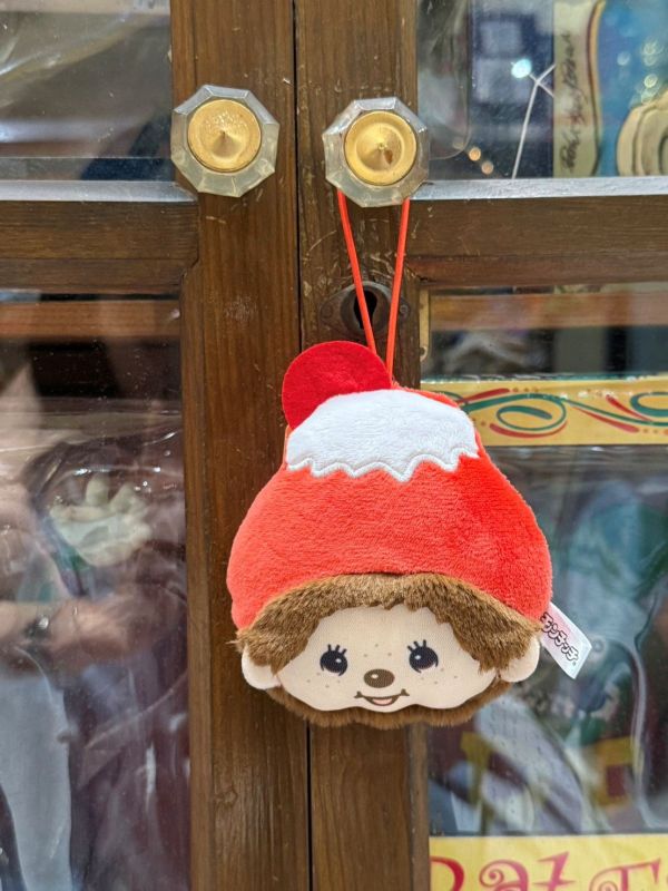 日本 正版 monchhichi 蒙奇奇 富士山/淺草雷門限定 吊飾鑰匙圈 