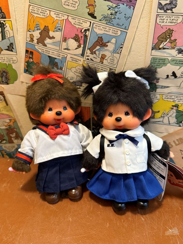 泰國限定 正版 Monchhichi x Kiddyland 80 週年 泰國校服夢奇奇 