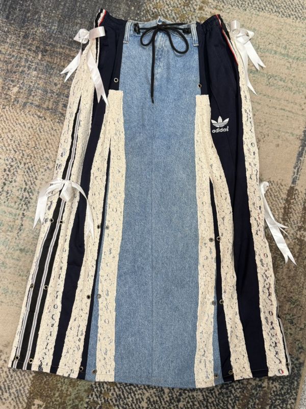 Remake 美式蕾絲拼接裙 