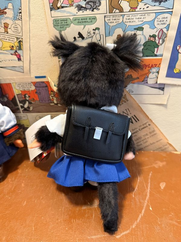 泰國限定 正版 Monchhichi x Kiddyland 80 週年 泰國校服夢奇奇 